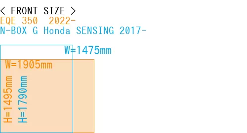 #EQE 350+ 2022- + N-BOX G Honda SENSING 2017-
